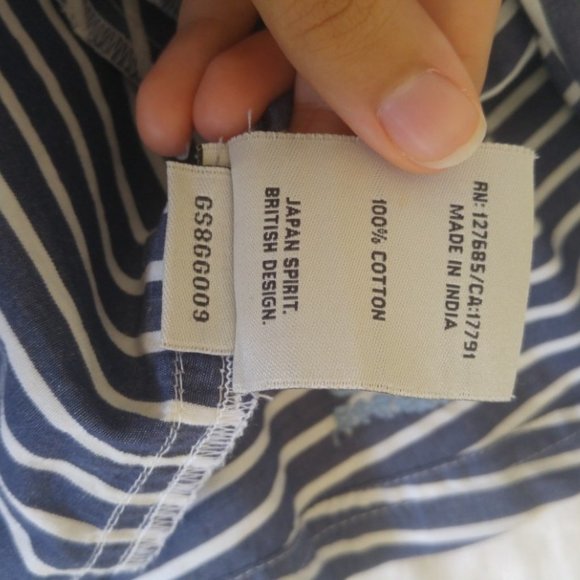 SOLD; Superdry Nautical Stripe Cotton Dress - Picture 14 of 15